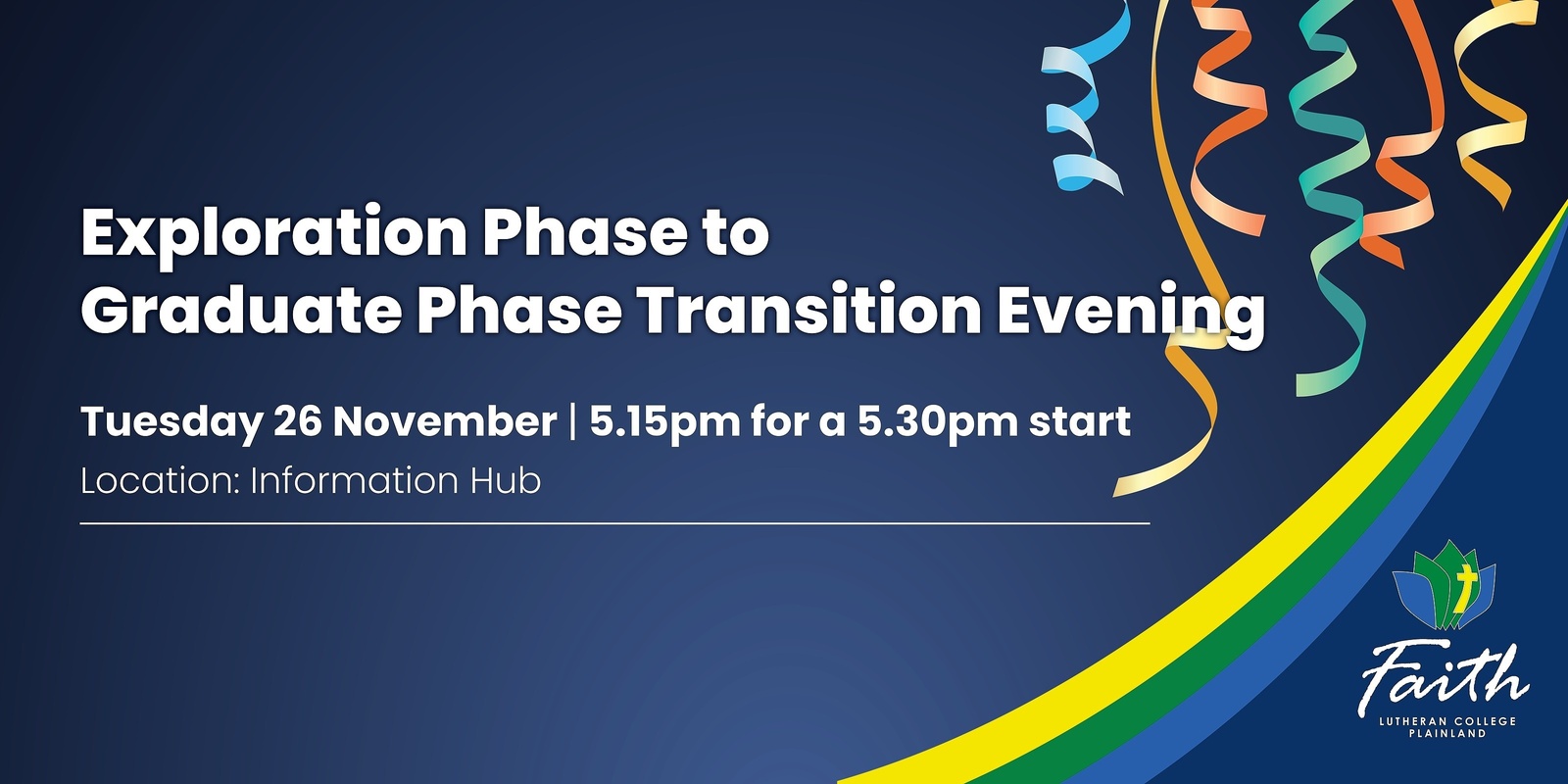 Banner image for Exploration Phase to Graduate Phase Transition Evening 2024