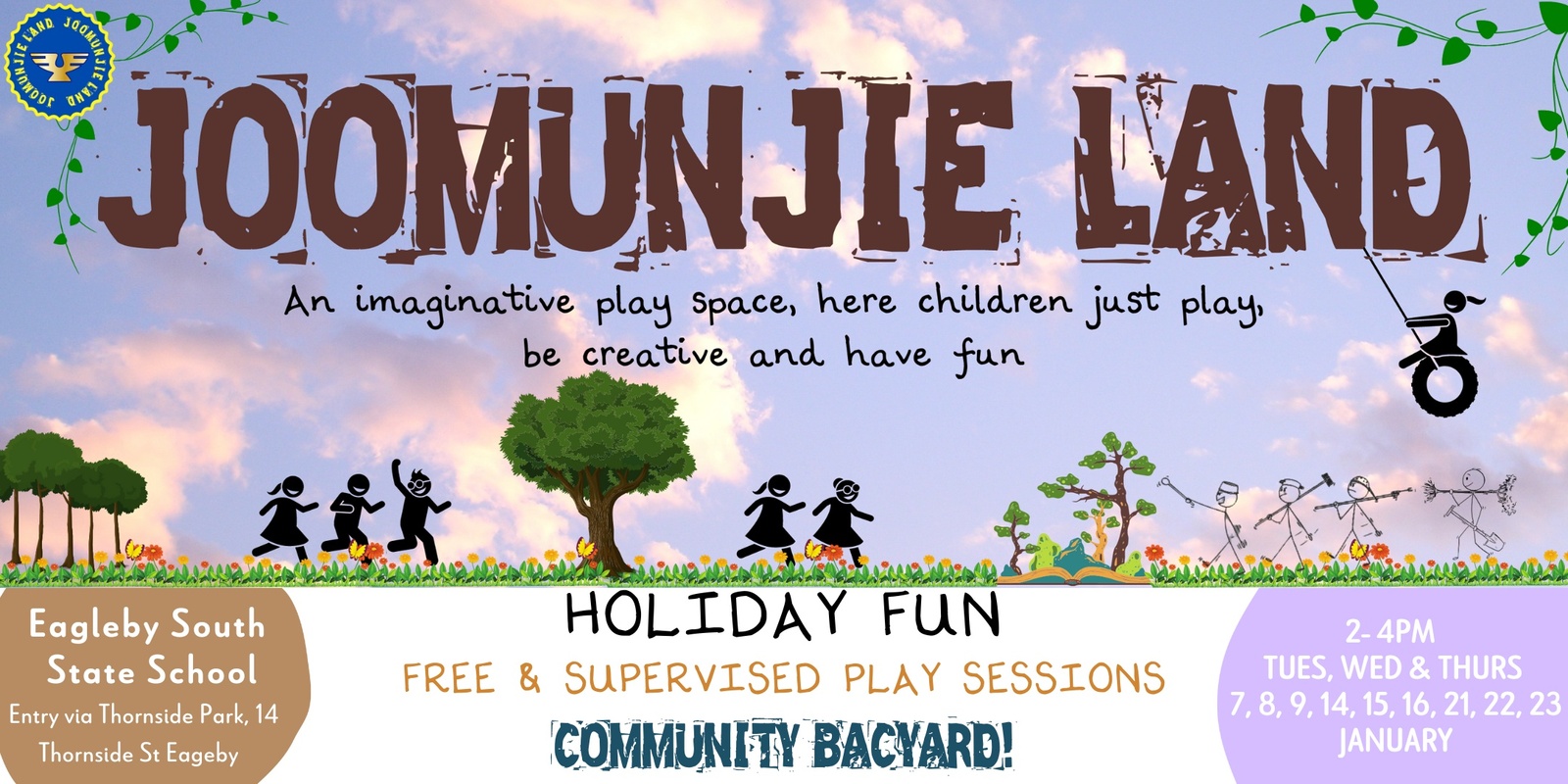 Banner image for Summer School Holiday Play in Joomunjie Land