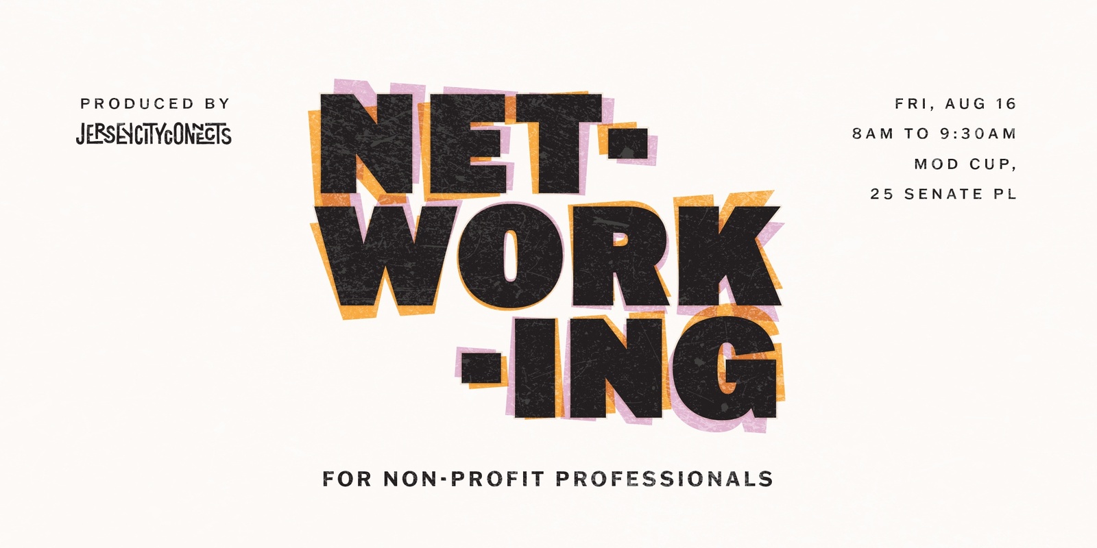 Banner image for Jersey City Connects | Networking Event Nonprofit | Career Growth