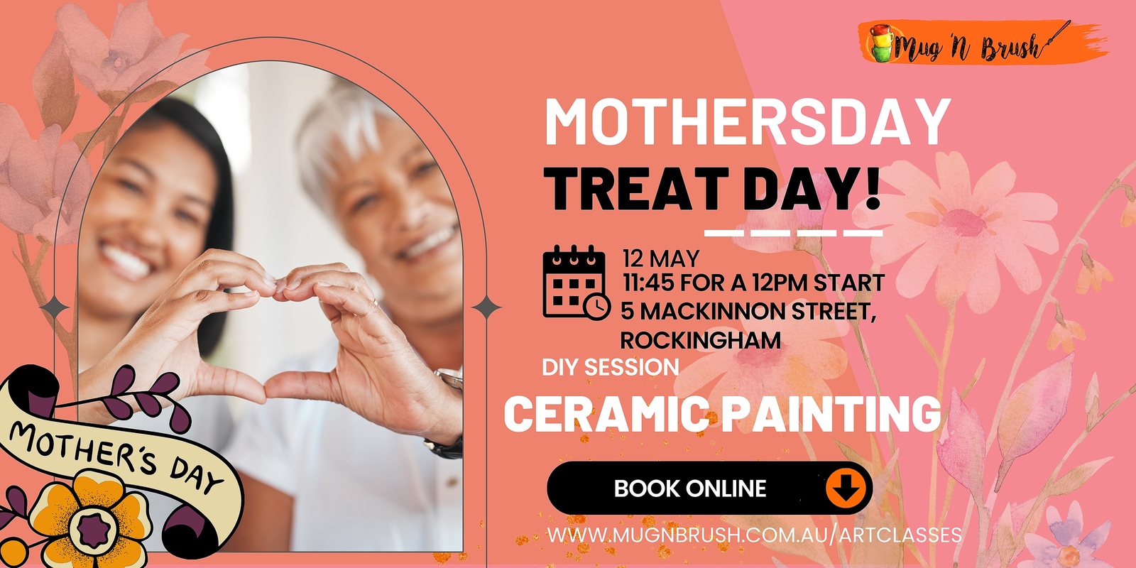 Banner image for Mothers day Painting - Food, drink and pamper pack included!