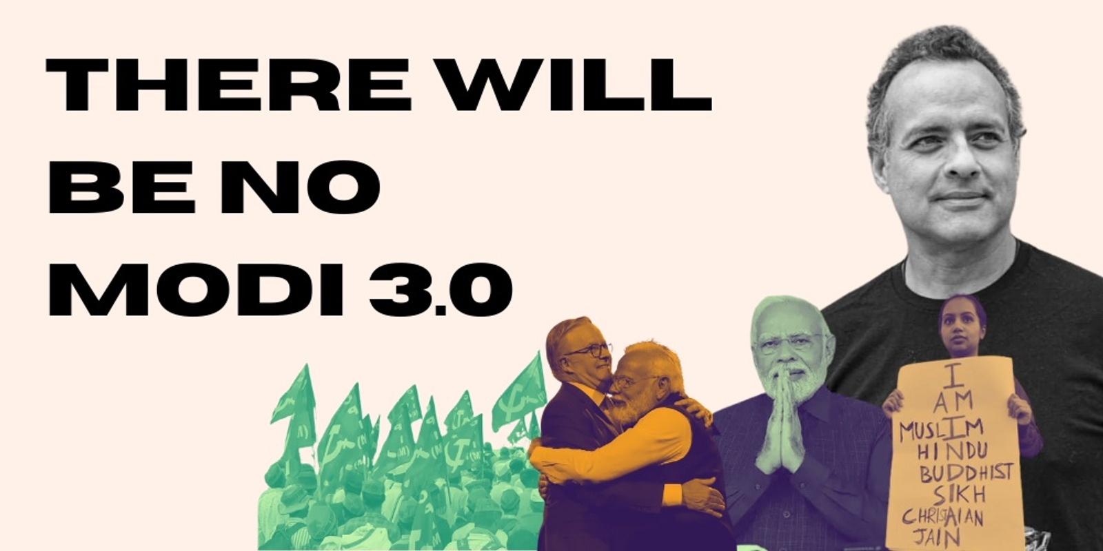 Banner image for There Will Be No Modi 3.0 in India (Melbourne) - Vijay Prashad Australia Tour