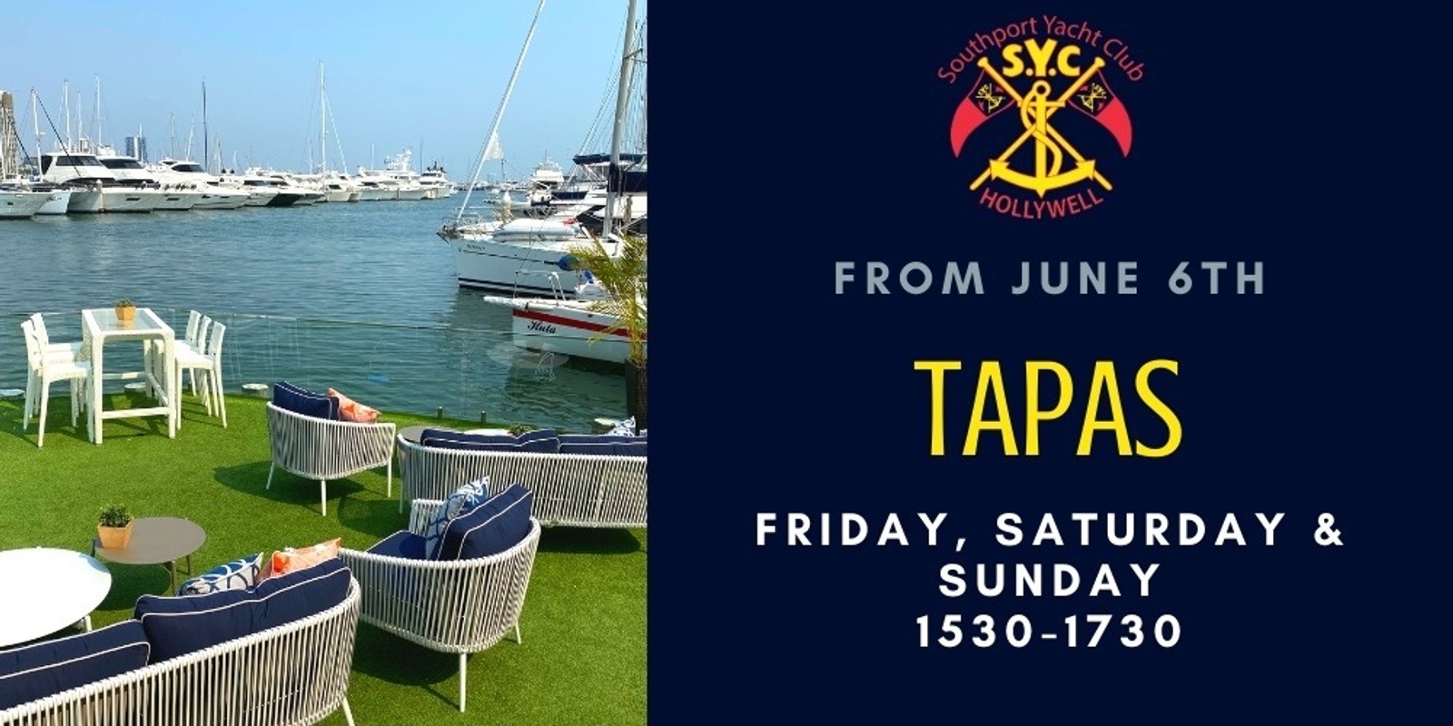 Banner image for Tapas on the Quarterdeck - Select Date