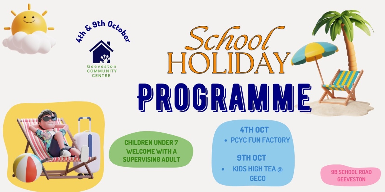 Banner image for GeCo Youth Club - Kids School Holiday Programme