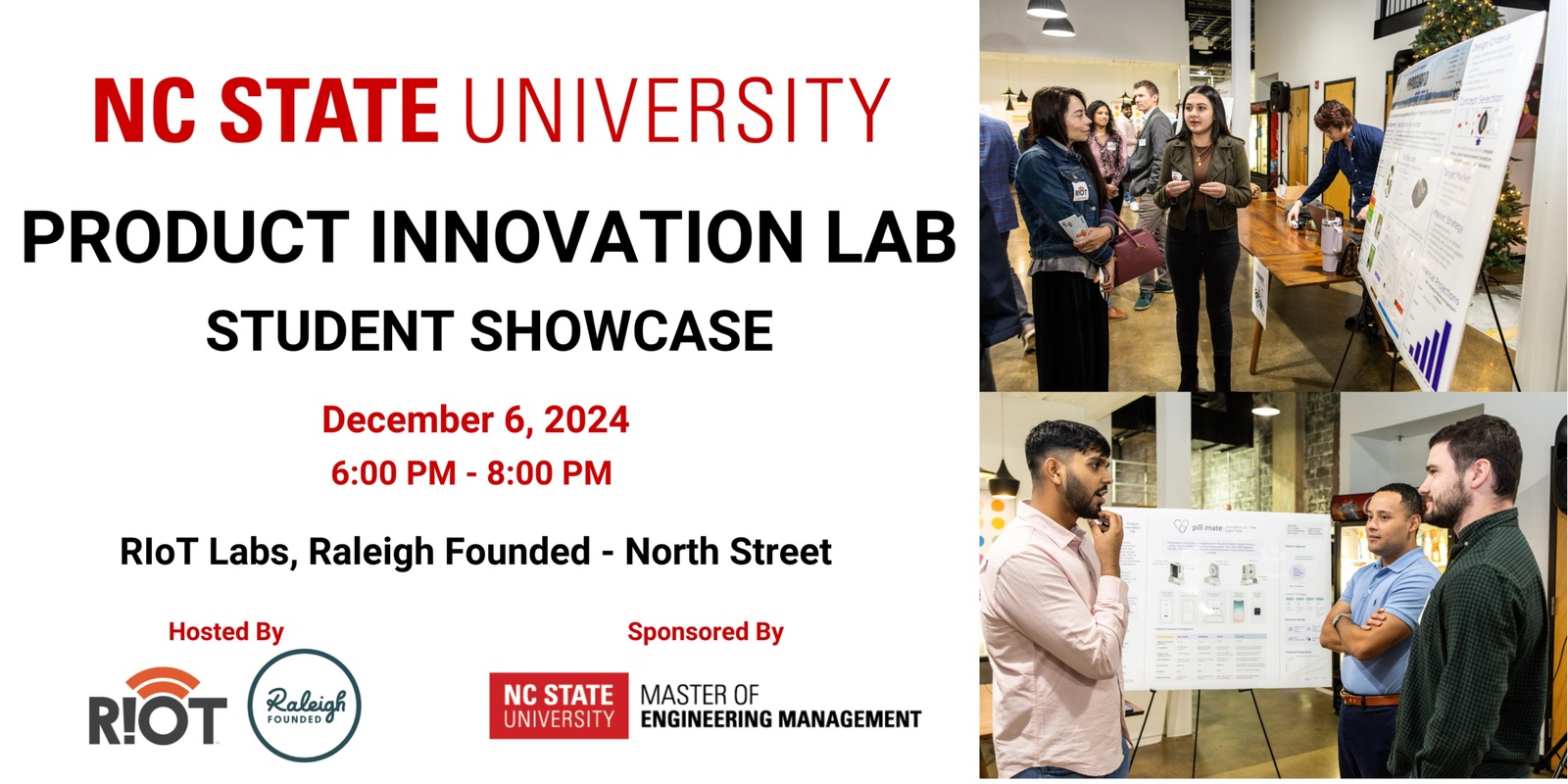 Banner image for NC State Product Innovation Lab Fall Student Showcase