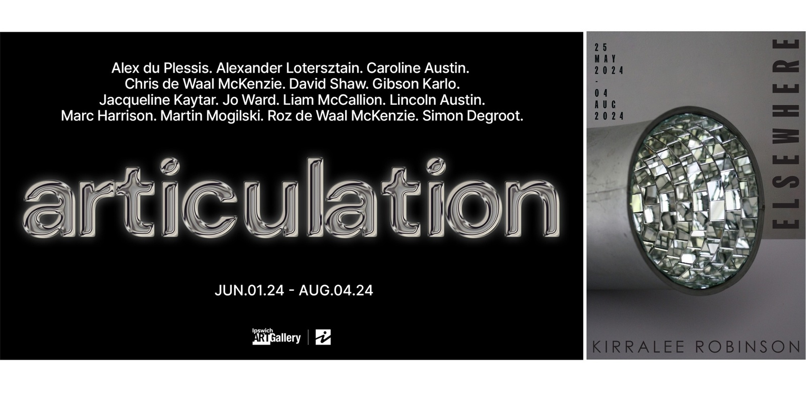Banner image for OPENING EVENT | Articulation: Language, Object, Space + Elsewhere: Kirralee Robinson