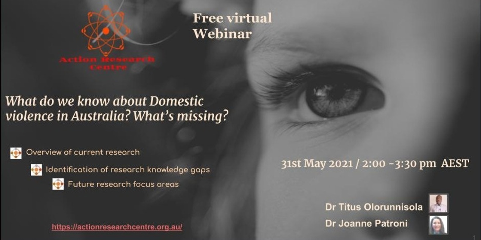 Banner image for Domestic Violence in Australia: What is missing?