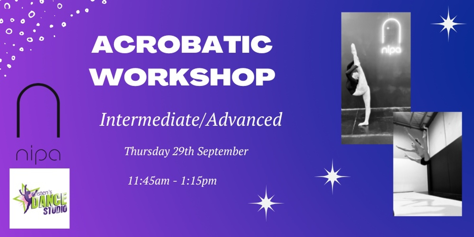 Banner image for NIPA Acrobatic Workshop - Intermediate/Advanced