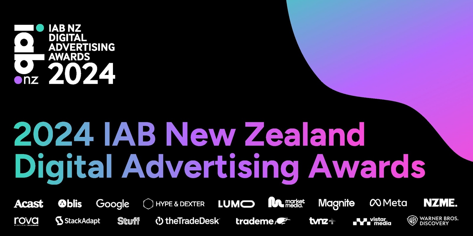 Banner image for The 2024 IAB New Zealand Digital Advertising Awards 