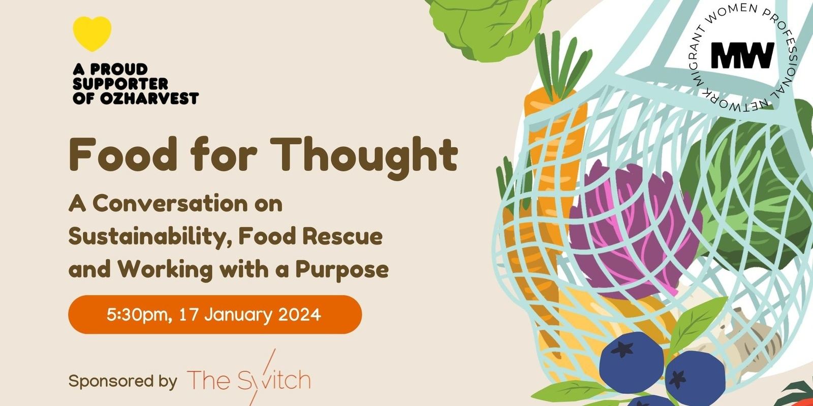 Food for Thought: A Conversation on Sustainability, Food Rescue and ...