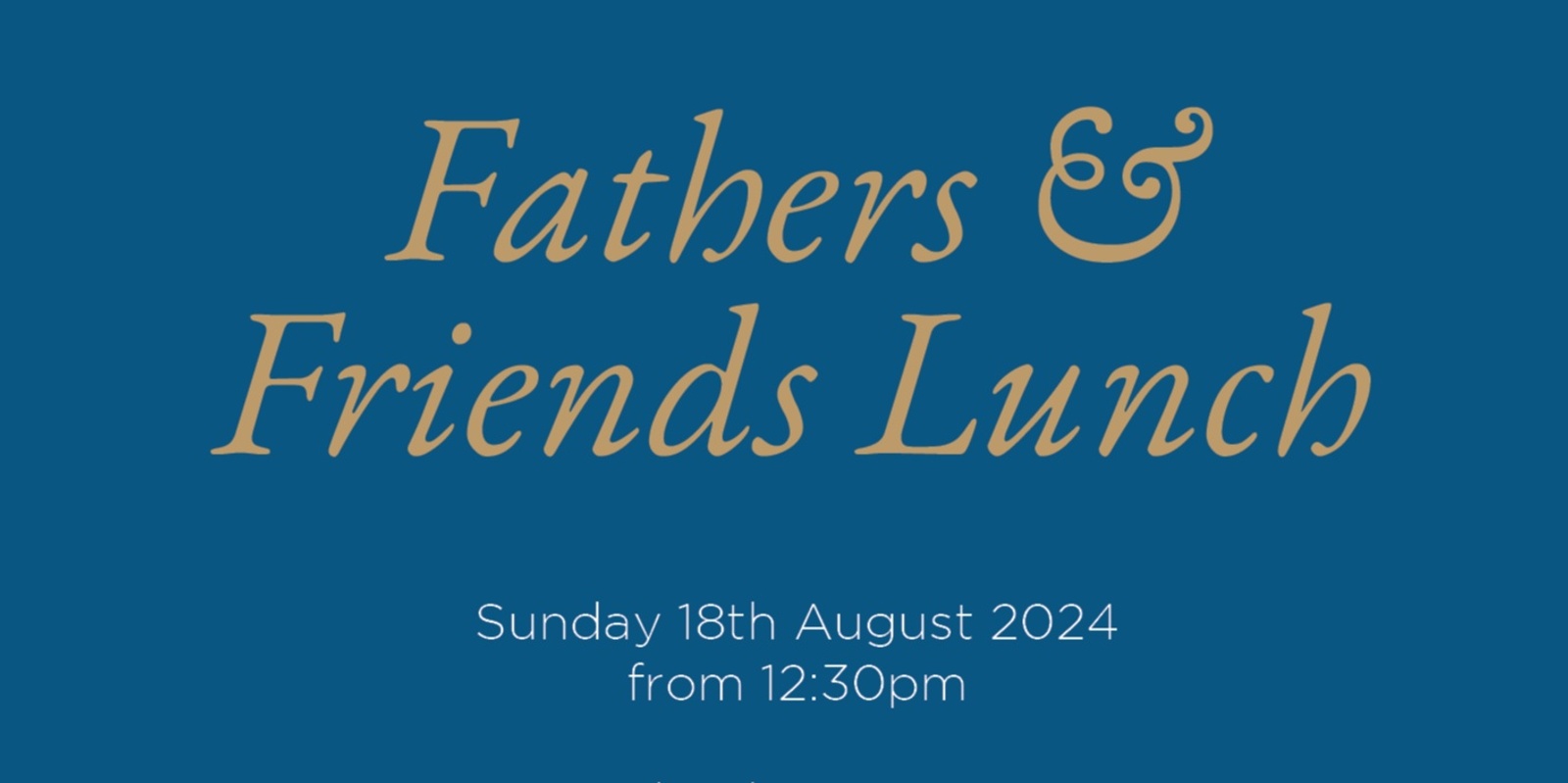 Banner image for Loreto College Fathers and Friends Lunch 2024