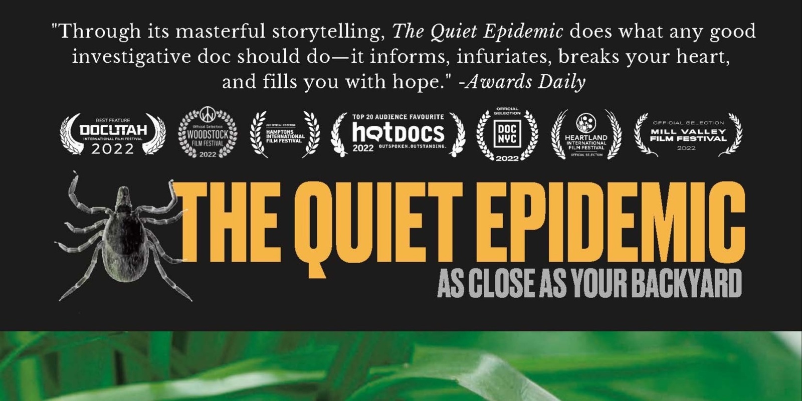 Banner image for The Quiet Epidemic film