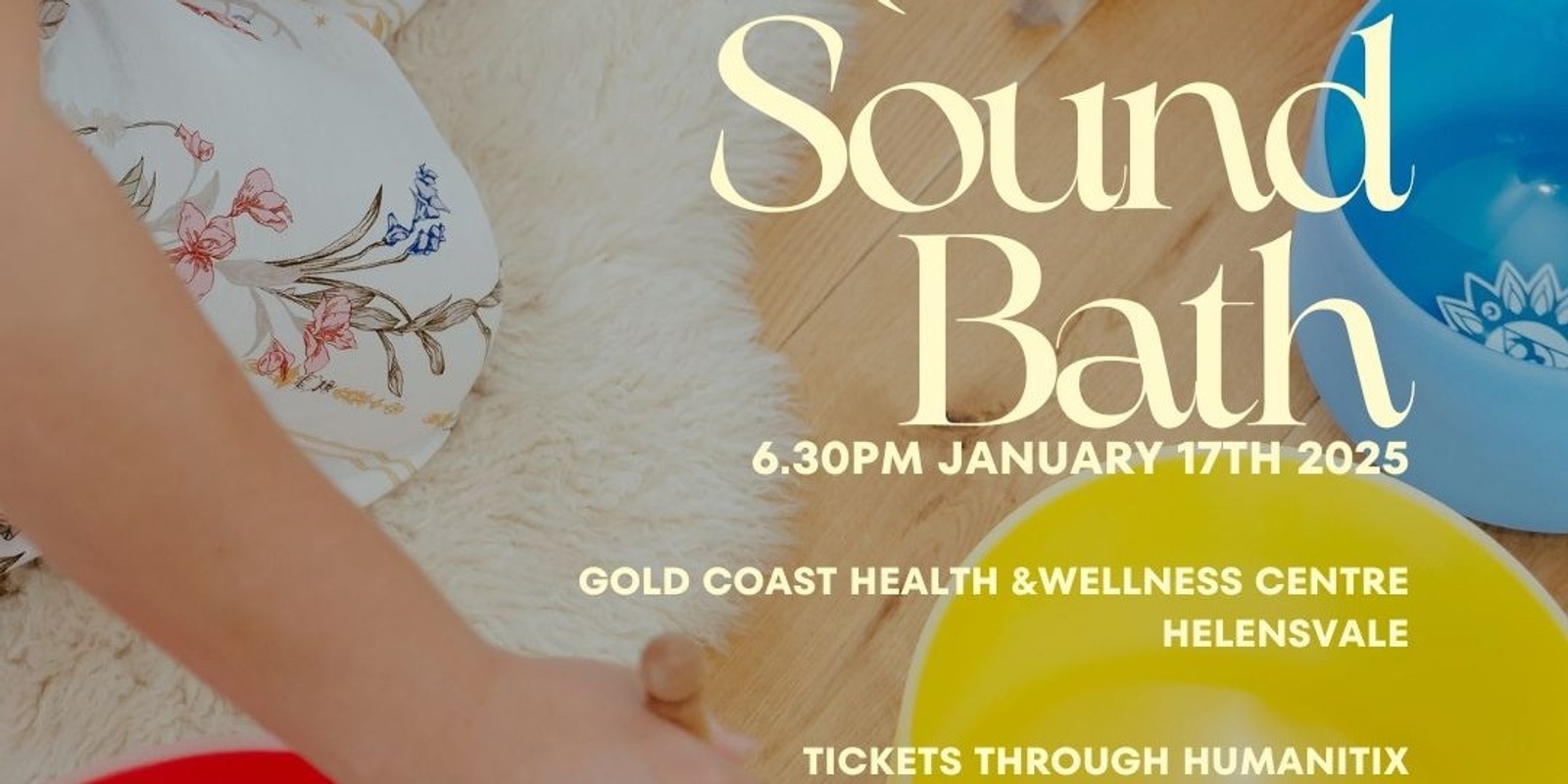 Banner image for Rise & Revive Soundbath 17th January