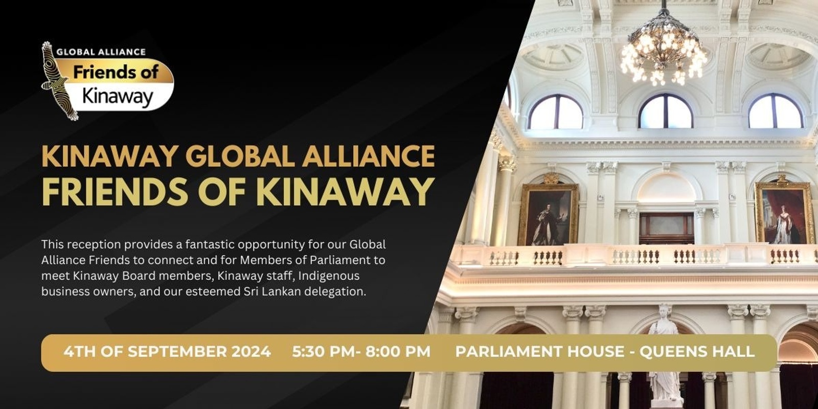 Banner image for Reception - Global Alliance Friends of Kinaway