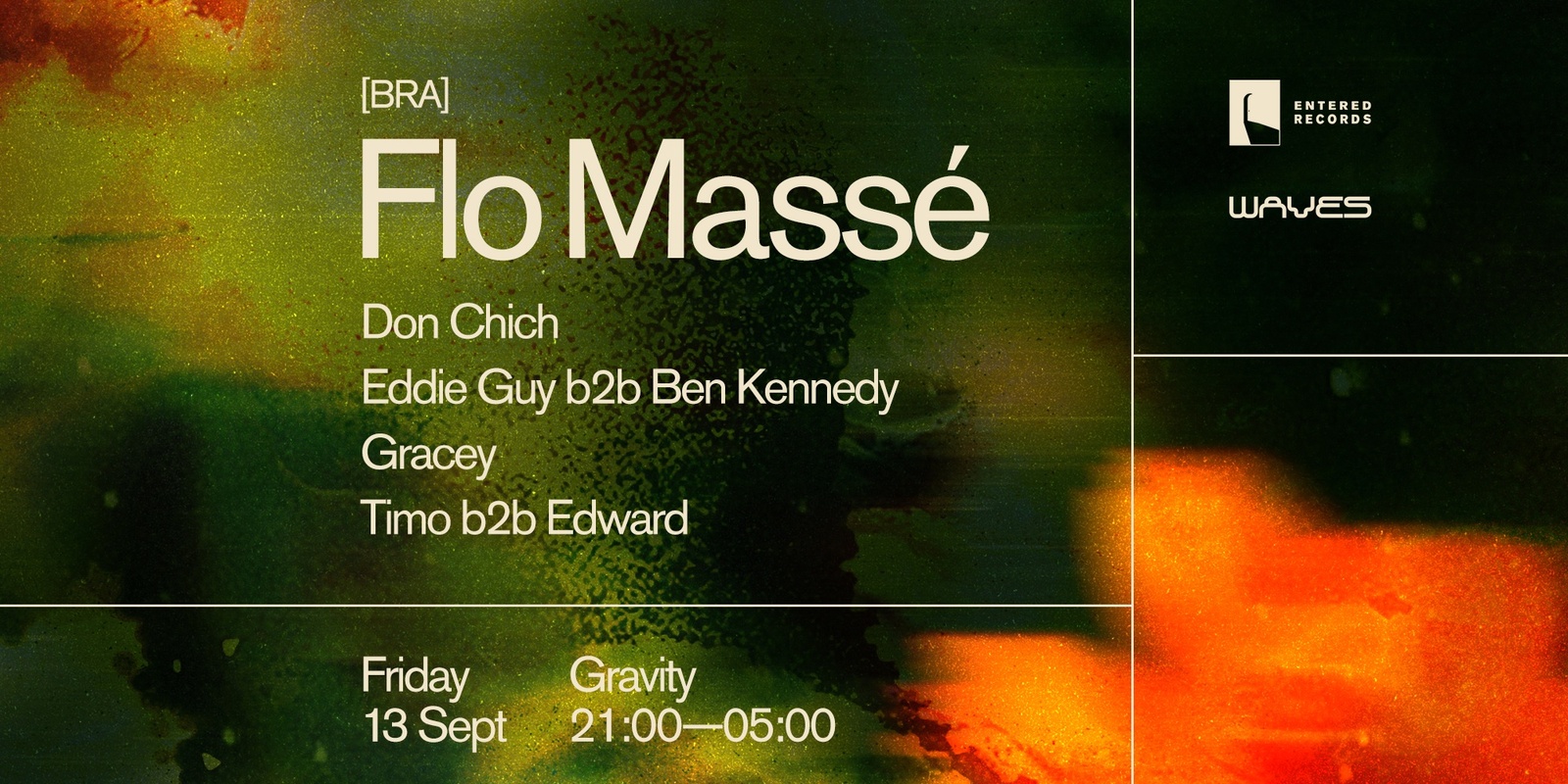 Banner image for Entered Records & Waves Present: Flo Massé [Brazil]