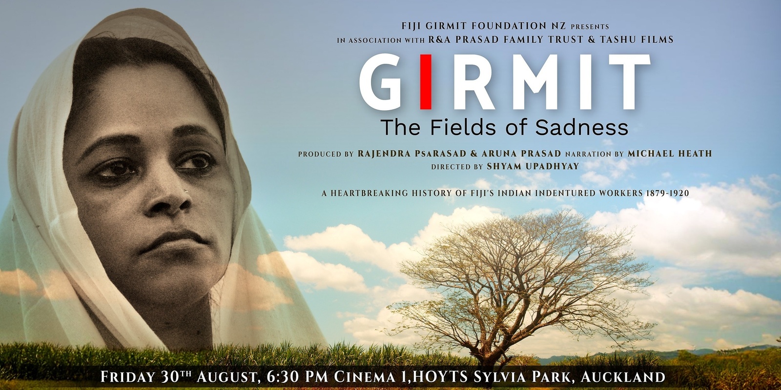 Banner image for "GIRMIT -The Fields of Sadness" New Zealand Premiere 