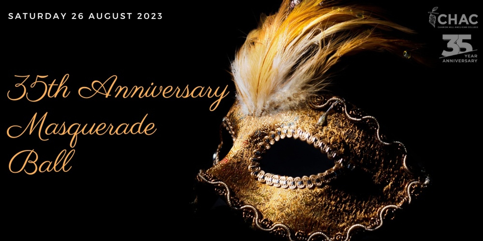 35th Anniversary Masquerade Ball | Humanitix