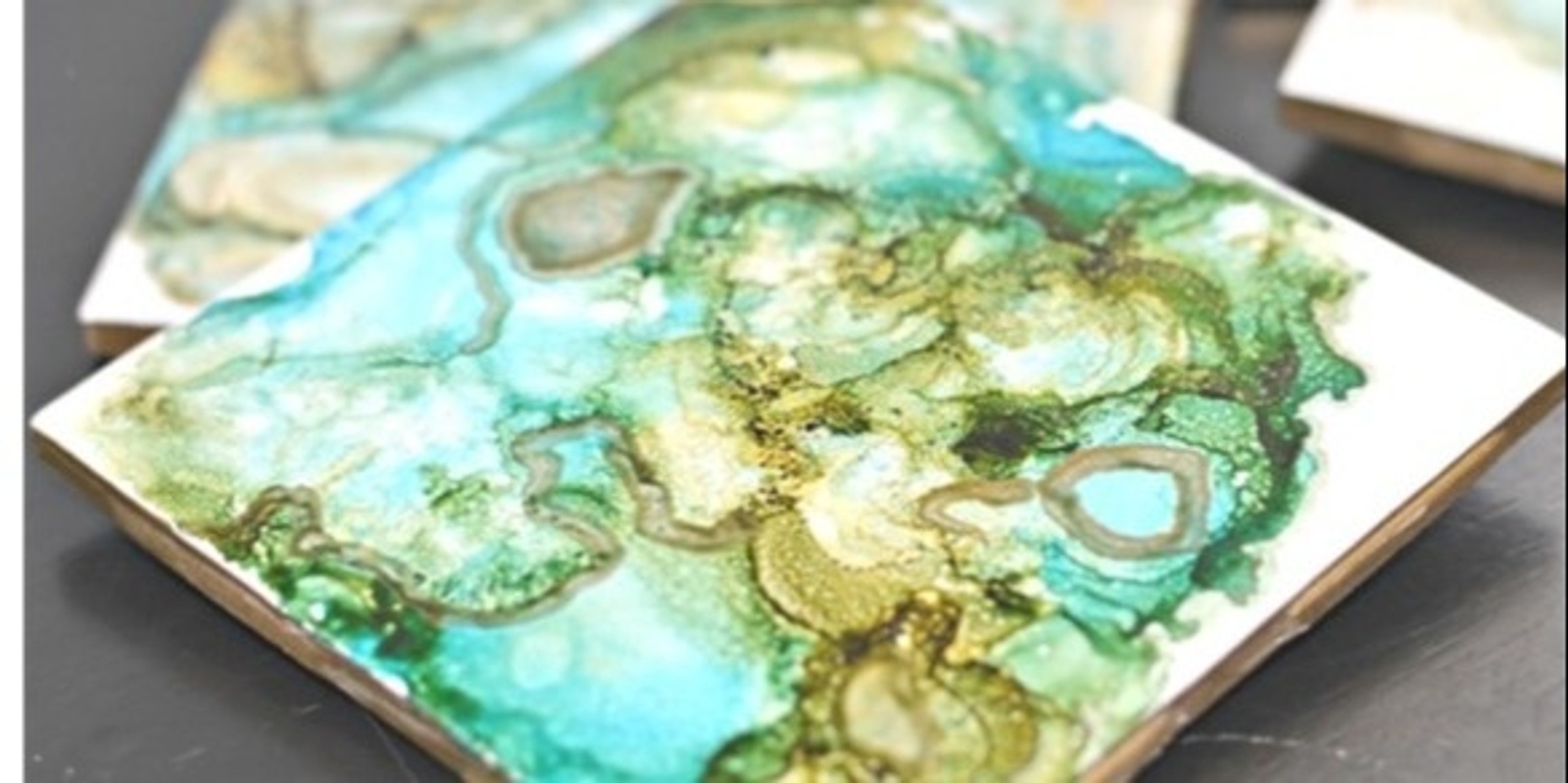 Banner image for Alcohol Ink Coasters 