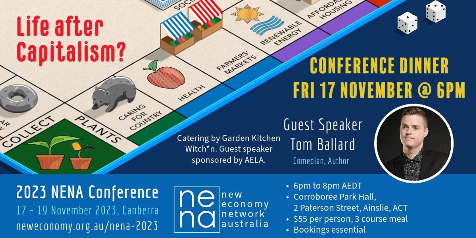 Banner image for NENA Conference 2023 - Friday Night Dinner