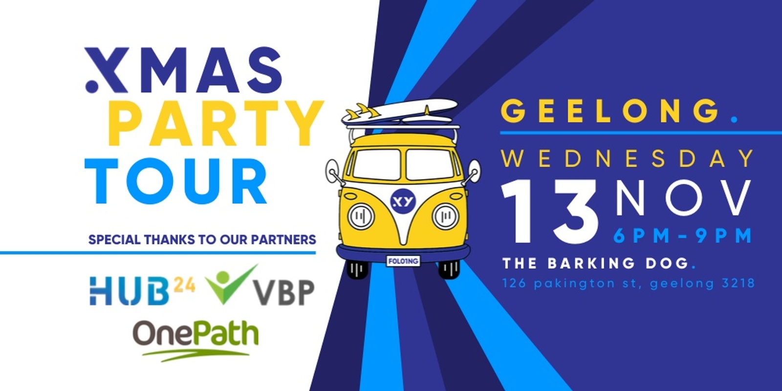 Banner image for XMAS PARTY Tour Geelong - 13th November