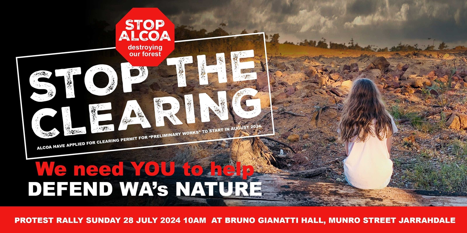 Banner image for Stop Alcoa Protest - 28th July 2024