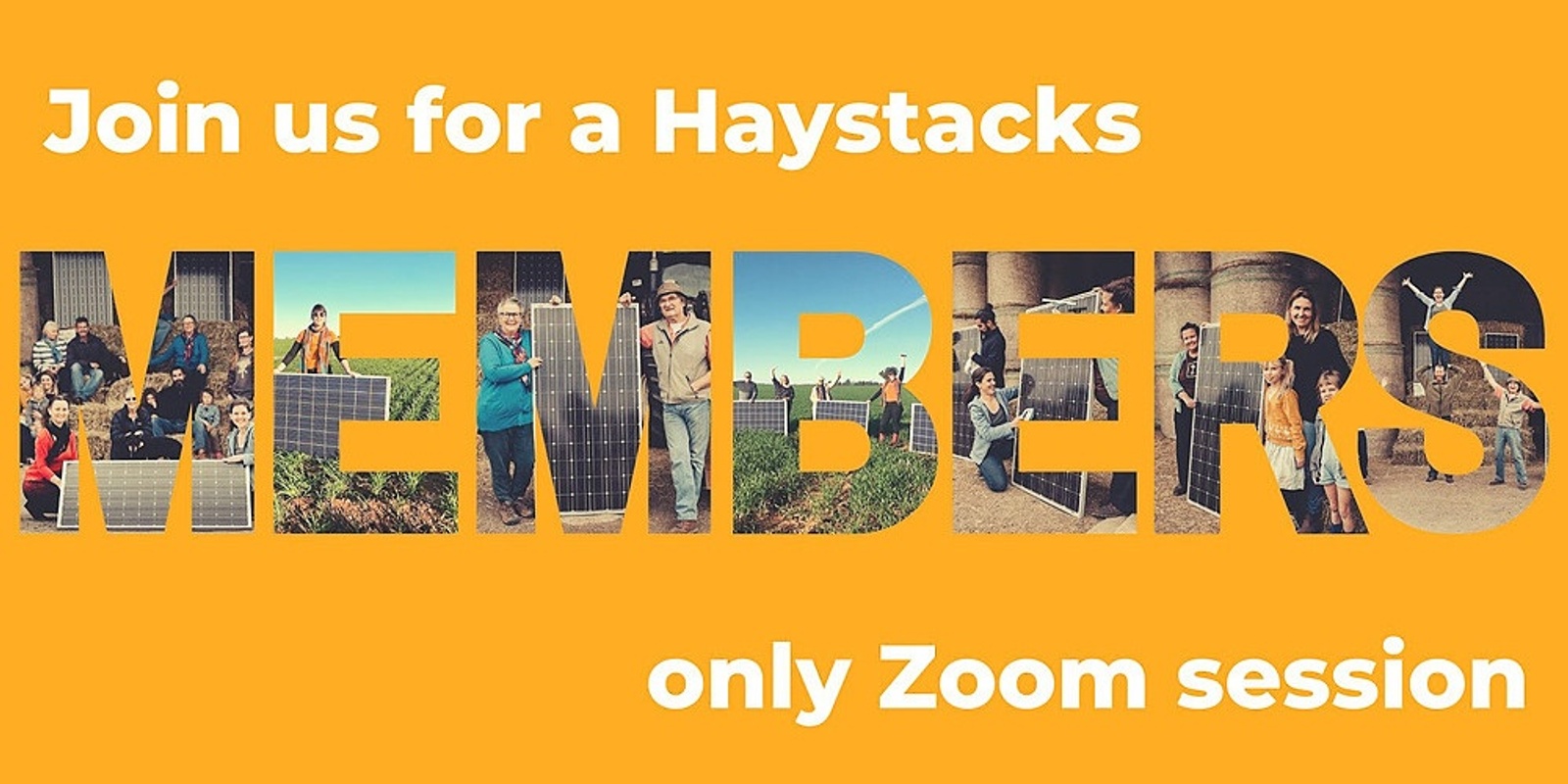 Banner image for Haystacks Members Only Meeting - Session 2