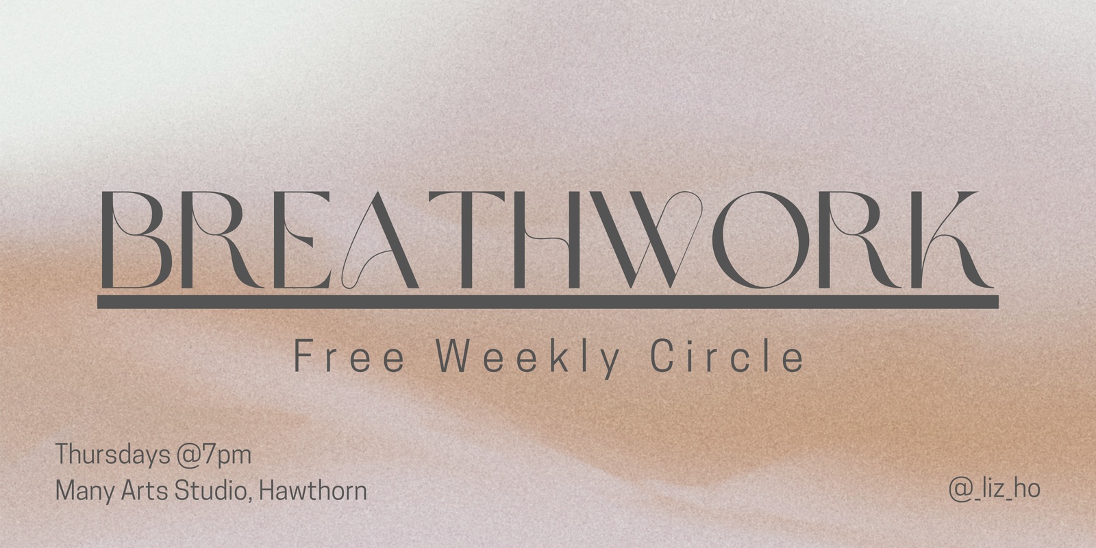 Banner image for Weekly Breathwork Circle