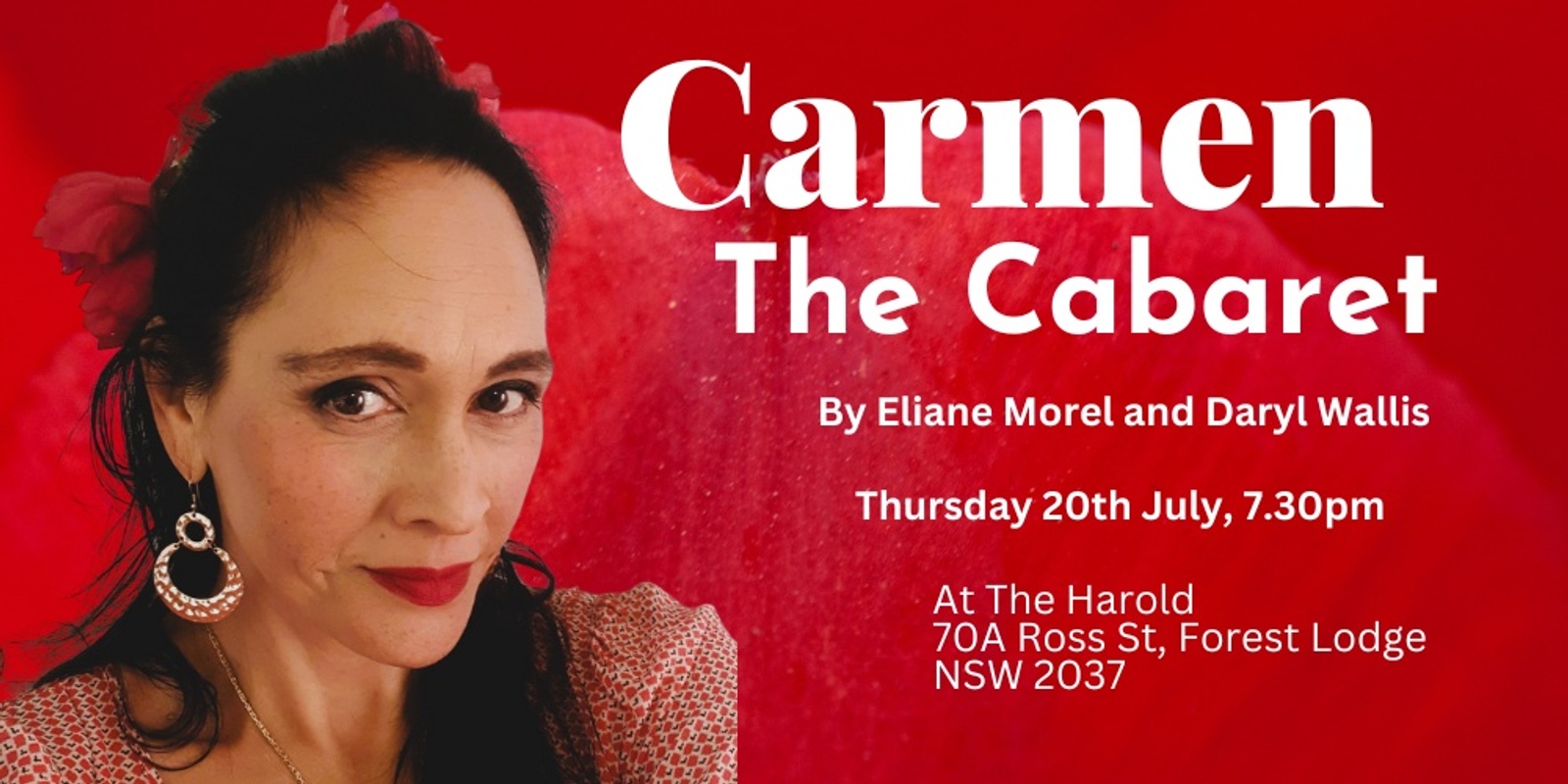 Banner image for Carmen the Cabaret at The Harold