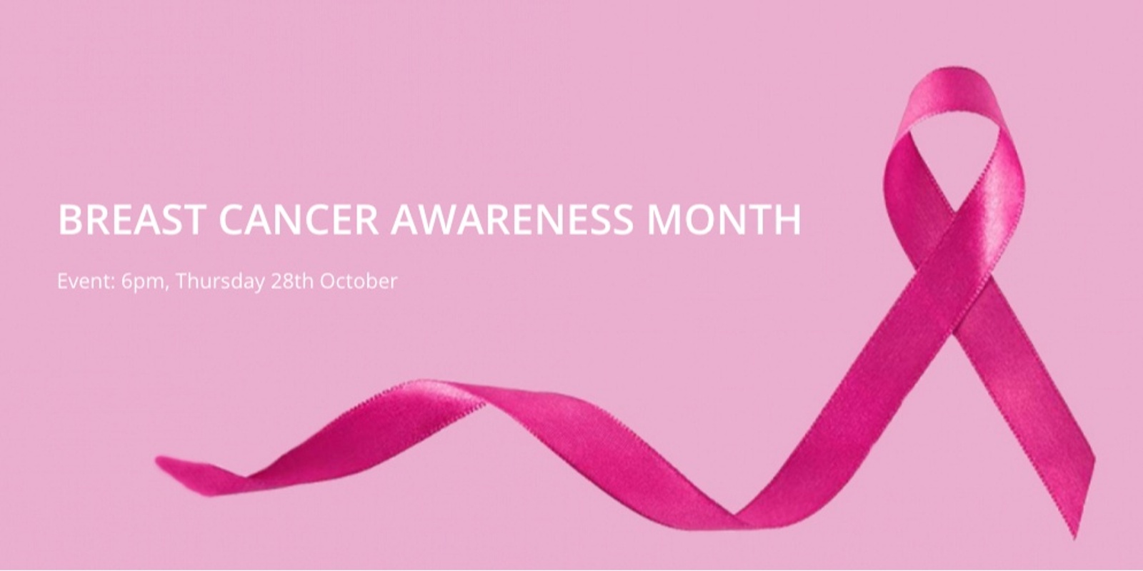 Banner image for CosMedic Collective Breast Cancer Awareness Event with Philippa Mitchell from the Fitting Studio