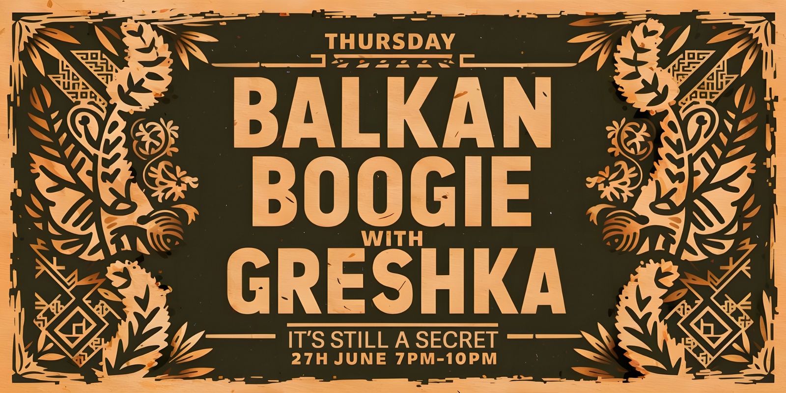Banner image for Thursday Balkan Boogie with Greshka