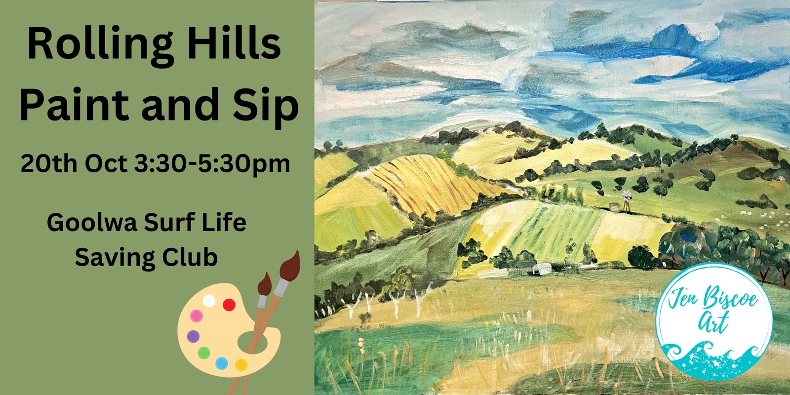 Banner image for Rolling Hills Paint and Sip at Goolwa