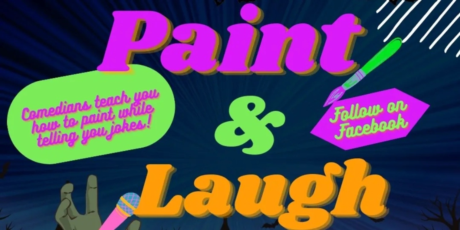 Banner image for Paint and Laugh: Halloween Edition 🎃 