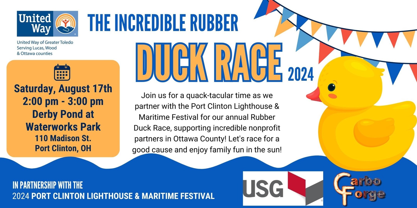 Banner image for The Incredible Rubber Duck Race 2024