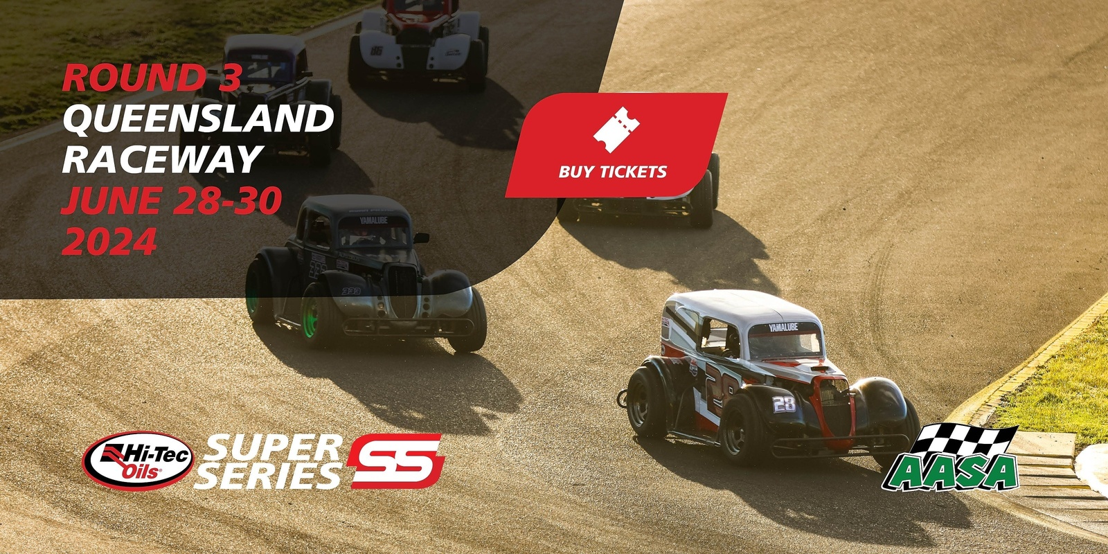 Banner image for Hi-Tec Oils Super Series Round 3: June 28-30 Queensland Raceway