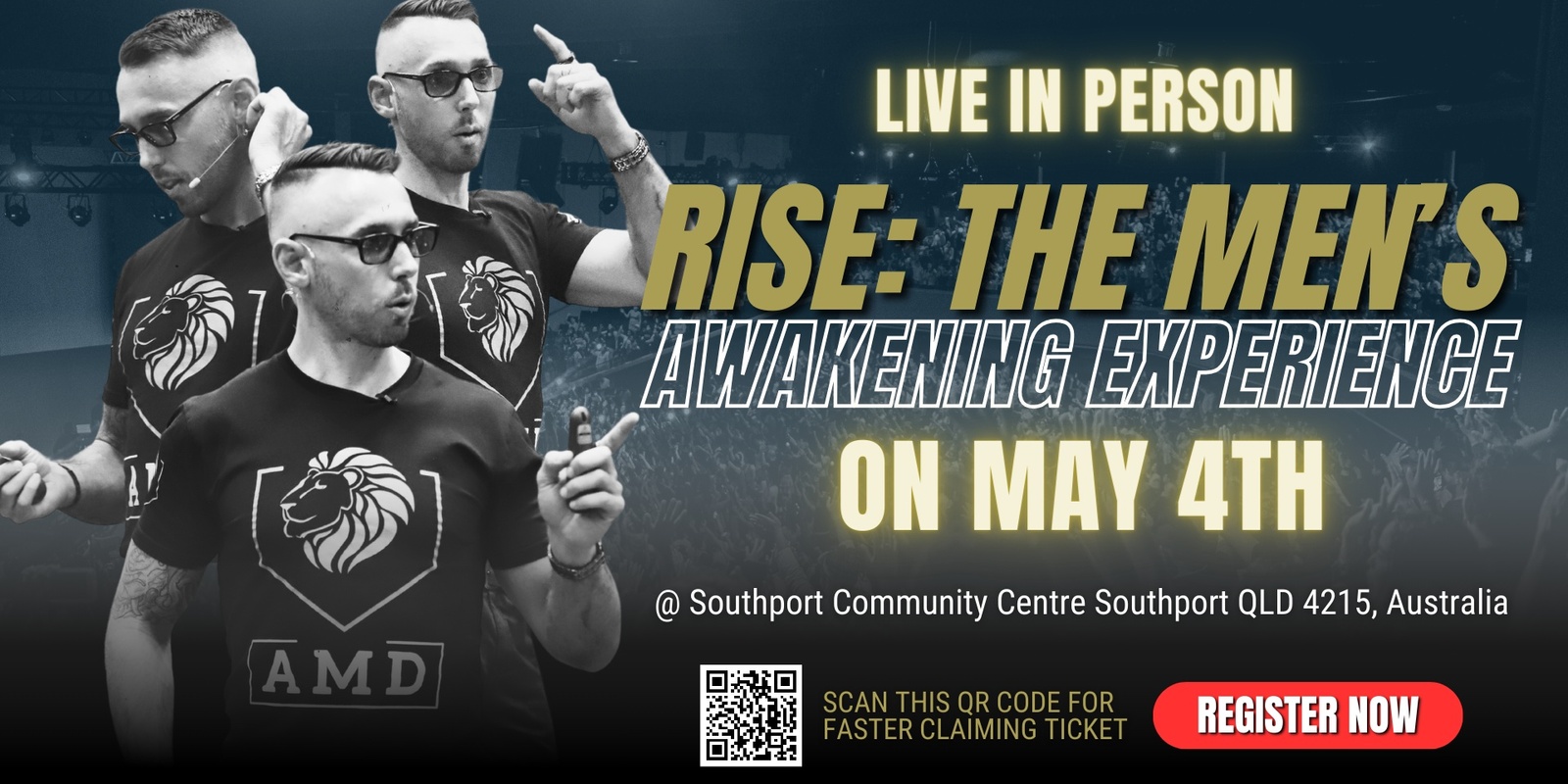 Banner image for RISE: The Men's Awakening Expereince + RISE DMT Masculine Breathwork