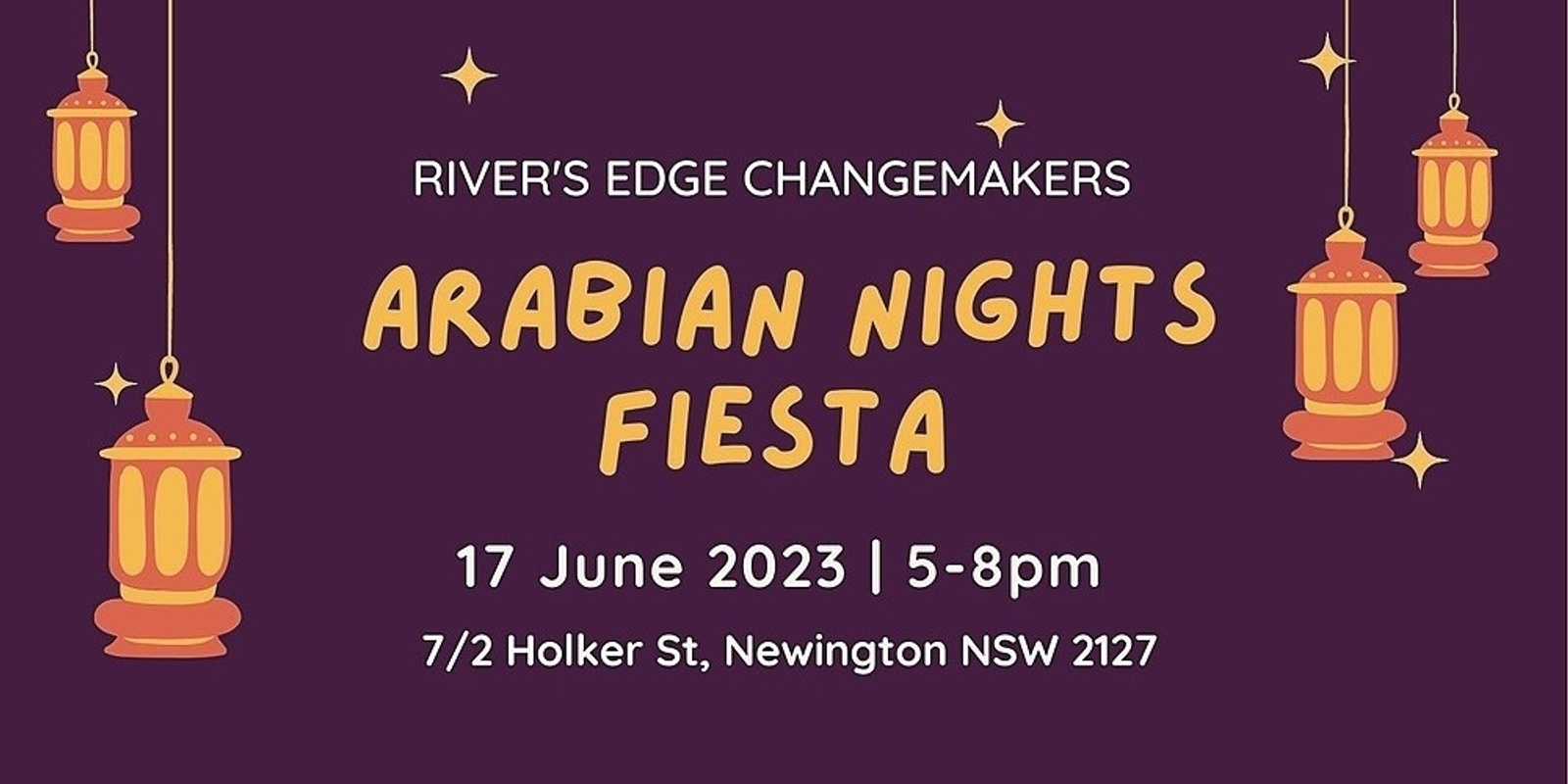 Banner image for ChangeMakers Arabian Nights Fiesta (17 June 2023)