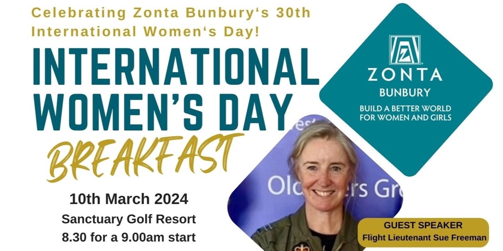Banner image for Zonta Bunbury International Women's Day Breakfast