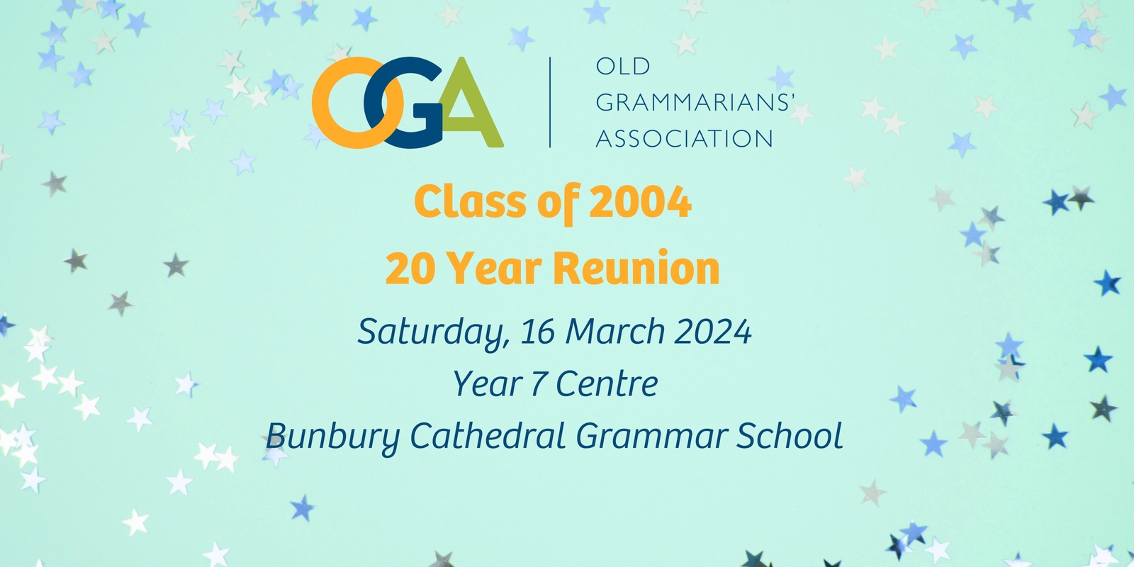 Banner image for CLASS OF 2004 - 20 YEAR REUNION