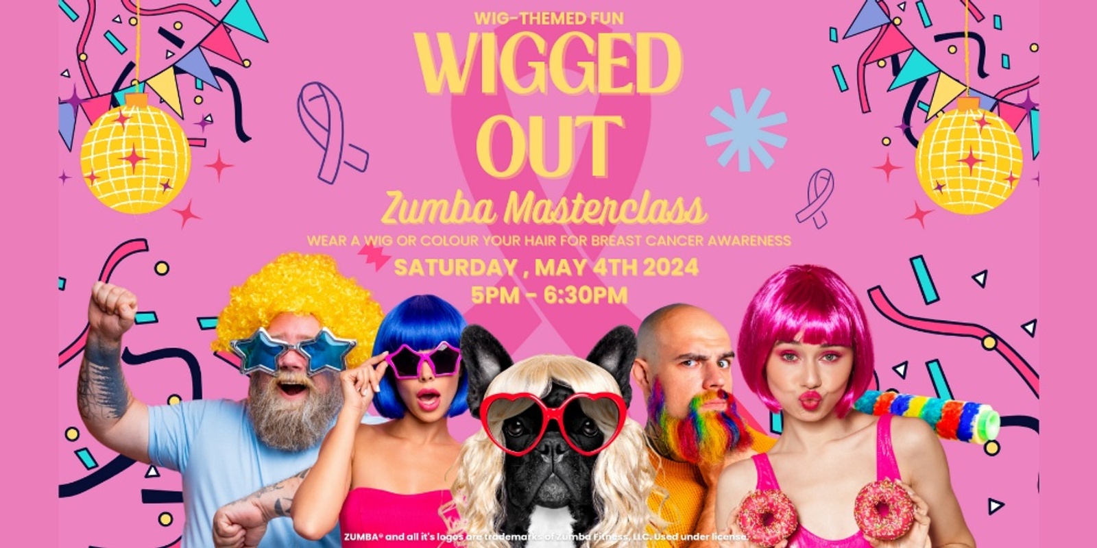 Banner image for Wigged Out for a Cause: Zumba for Breast Cancer Awareness