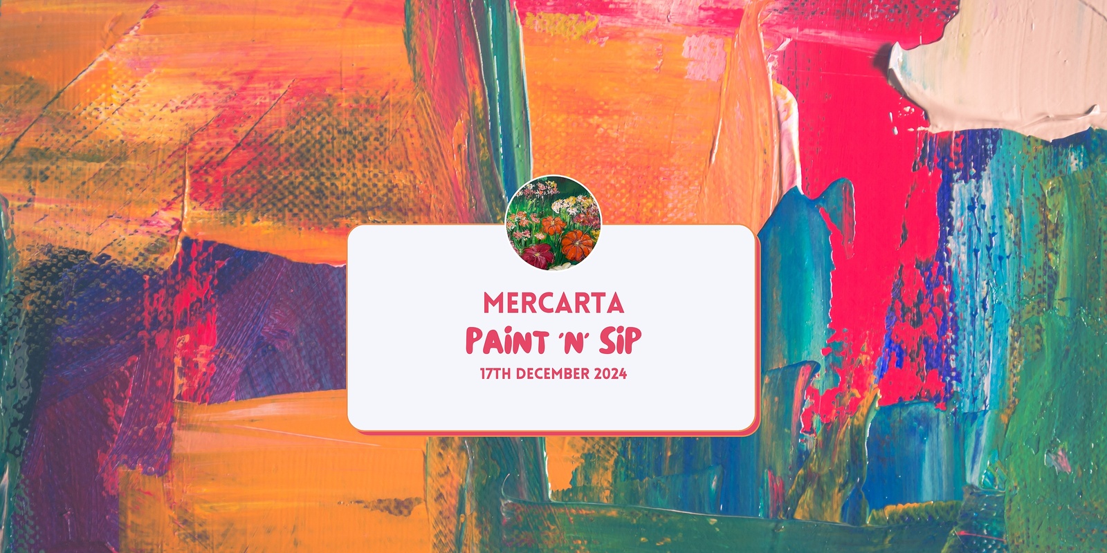 Banner image for Mercarta's Paint 'N' Sip Night!