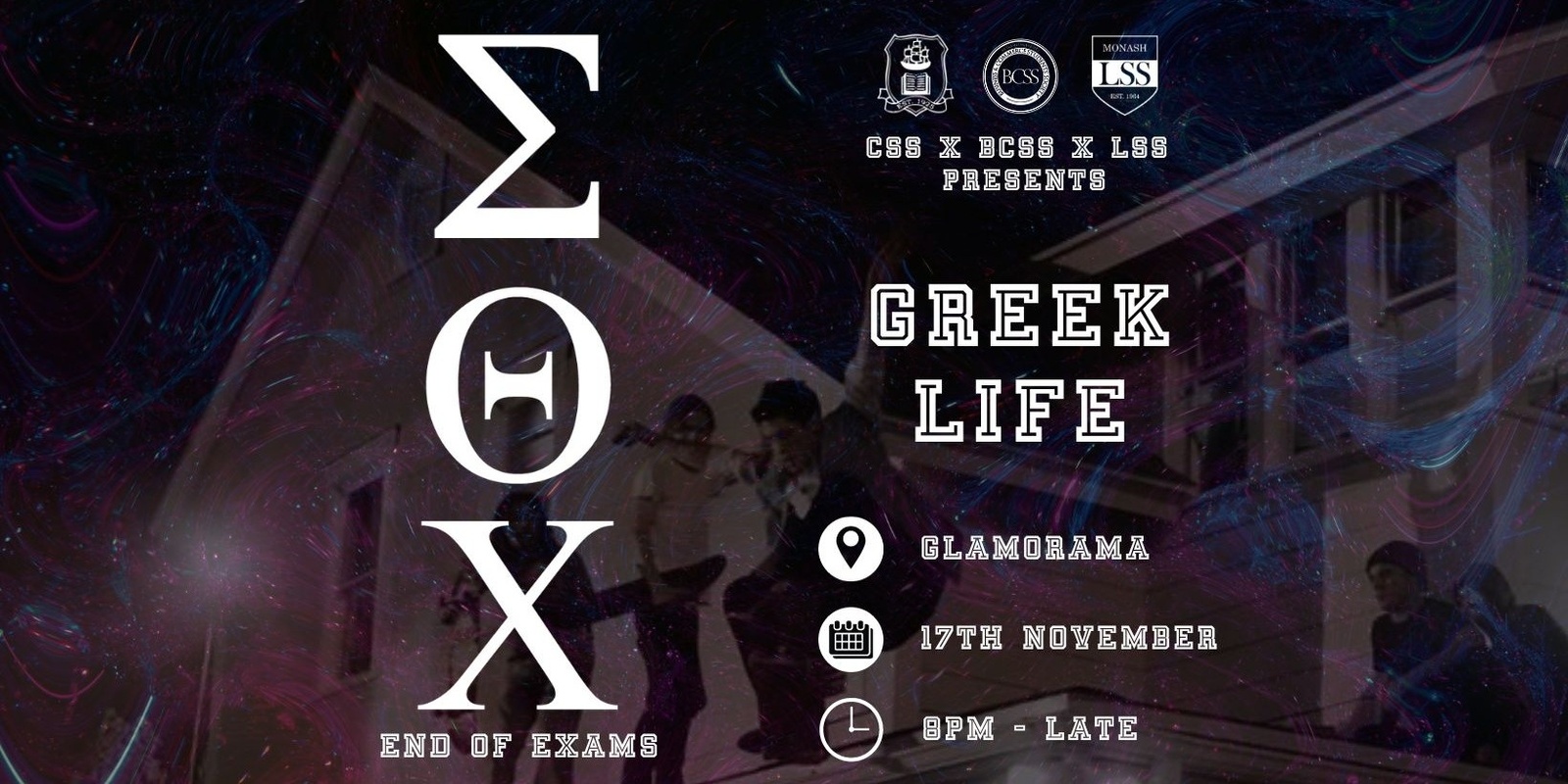 Banner image for UniMelb x Monash EOX: Greek Life