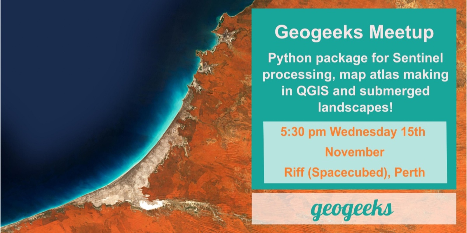 Banner image for Geogeeks Meetup: Sentinel processing, QGIS map atlas tips and more