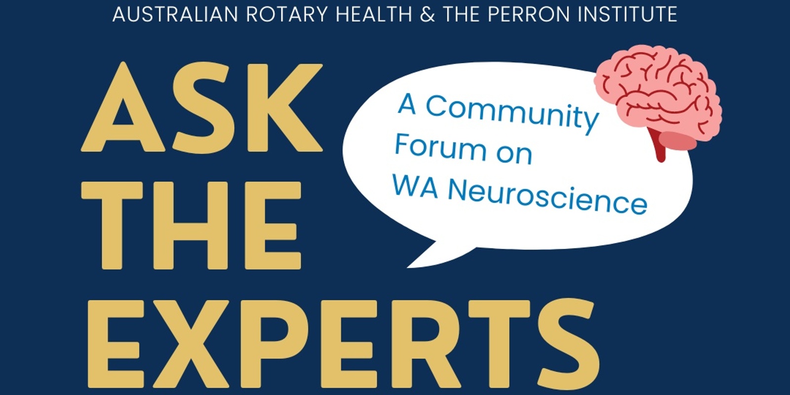 Banner image for ARH WA - Perron Institute "Ask the Experts" 2024