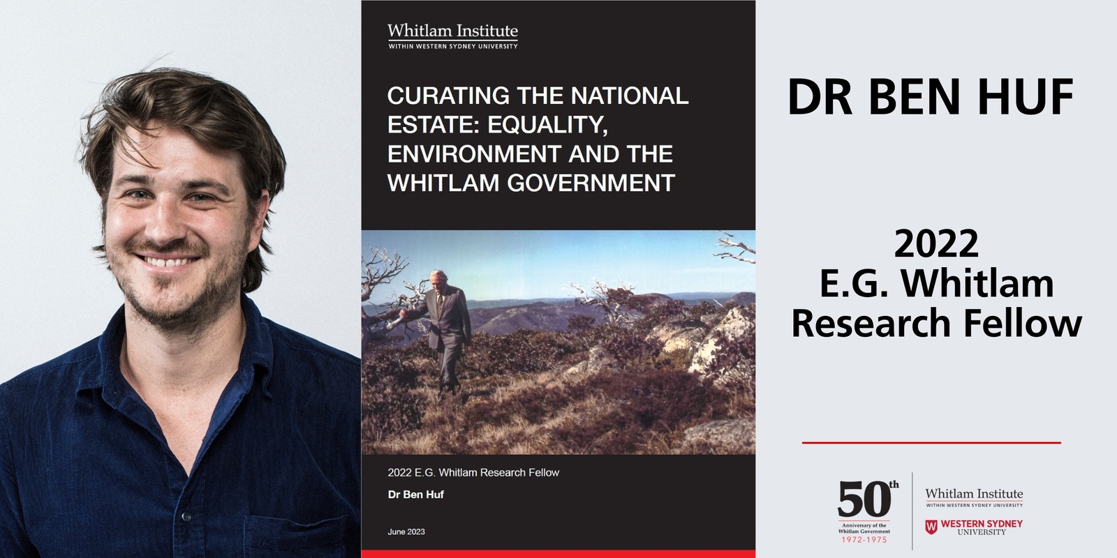 Banner image for Launch | Curating the National Estate: 2022 E.G. Whitlam Fellowship Research