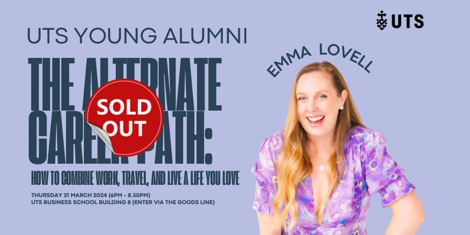 Banner image for The alternate career path: how to combine work, travel, and live a life you love - presented by UTS Young Alumni