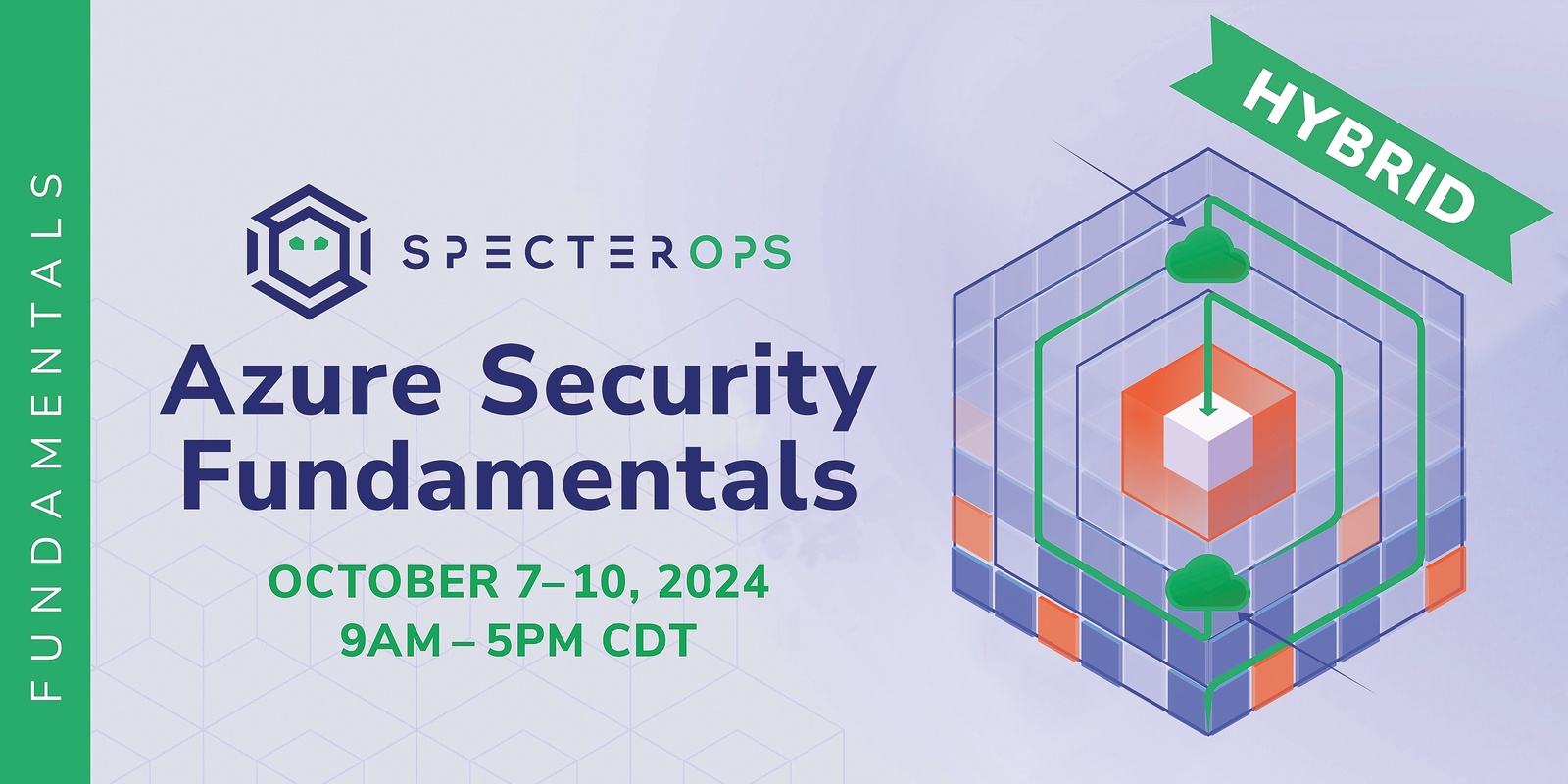 Banner image for Azure Security Fundamentals - October 2024 (In-person & Virtual; US Time)
