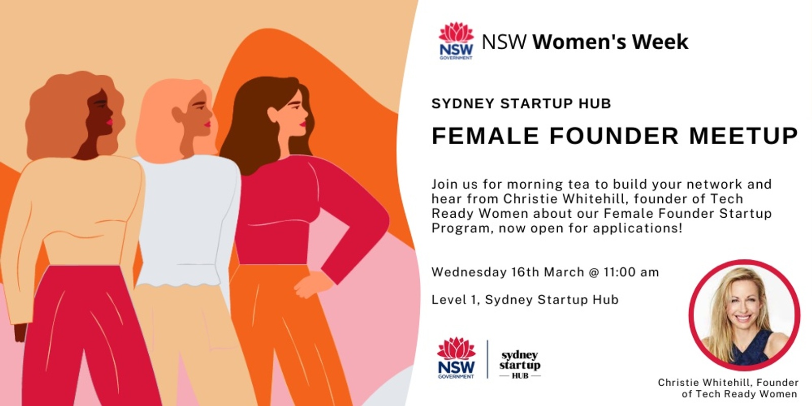 Female Founder Meetup Sydney Startup Hub Humanitix