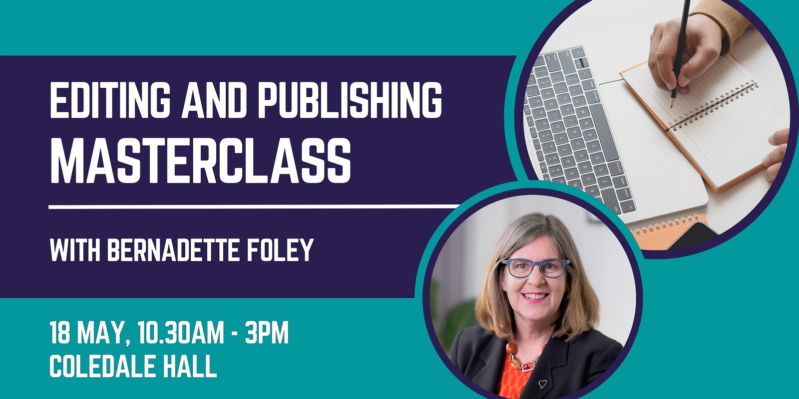 Banner image for Editing and Publishing Masterclass with Bernadette Foley