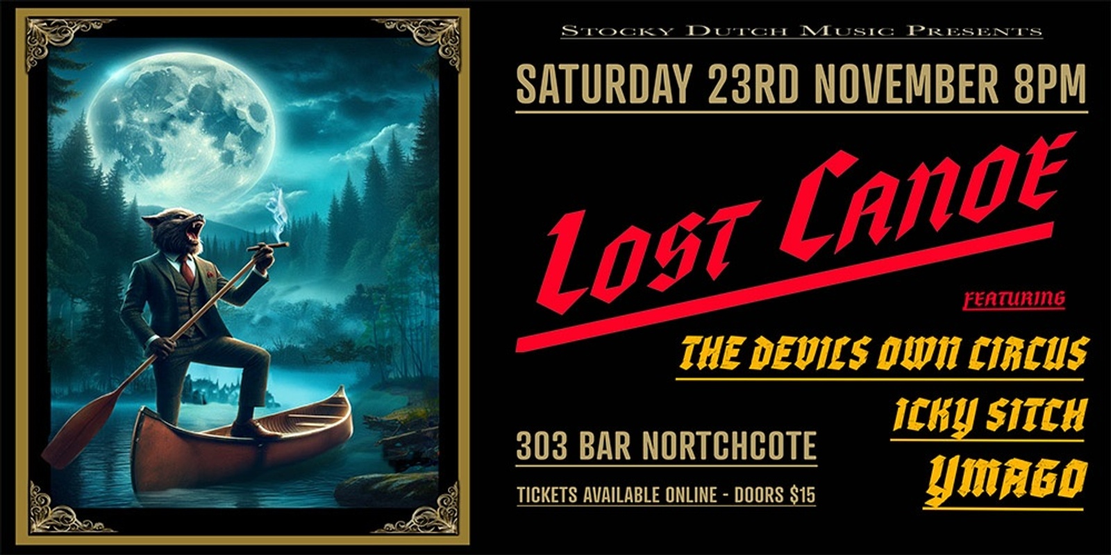 Banner image for Lost Canoe at 303 Bar 