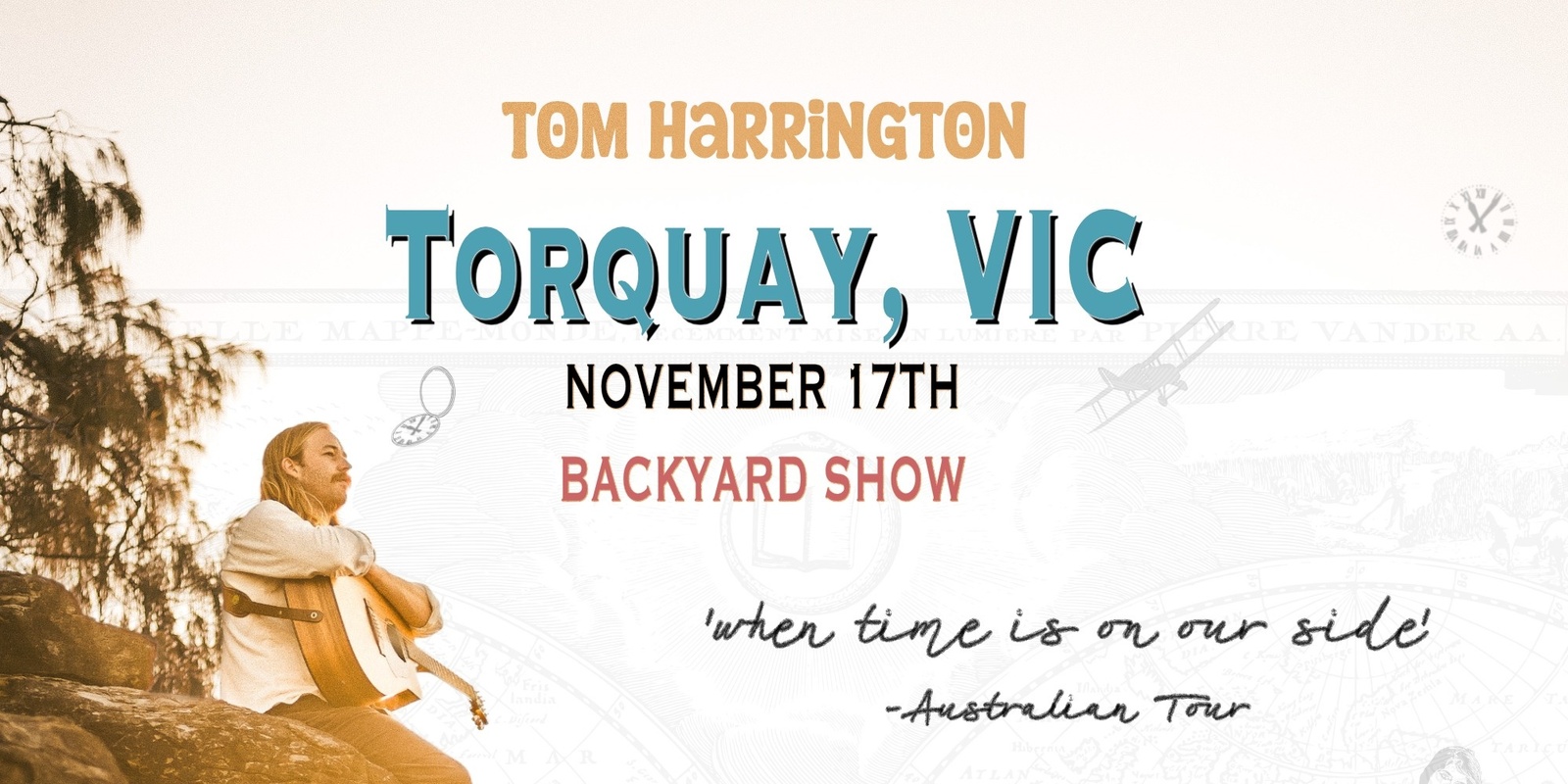 Banner image for Tom Harrington - Torquay (backyard show)