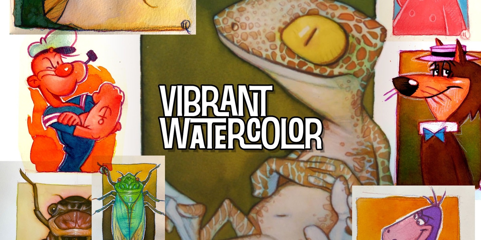 Banner image for Intro: Vibrant Watercolor: Mastering Drawing & Watercolor Techniques